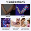 Facial And Body Painting Pigment Set Glowing Makeup With Black Light Effect, Emits Light, Easy To Apply And Clean Up.8ML