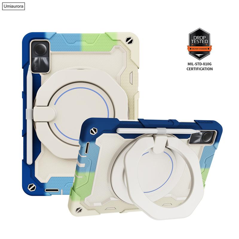 For Xiaomi Redmi Pad2 11 Inch SE 8.7 Pro 12.1 Pad 6 7 8 11.2 6S 7S Pro 12.5 Heavy Duty Rugged Tablet Case Stand Shockproof Funda