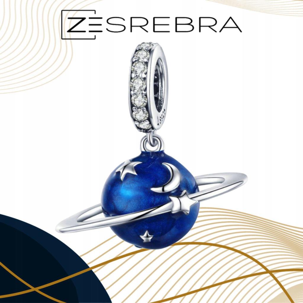 Charms Pr 925 Planet Stars Moon Pendant Cosmos Beads