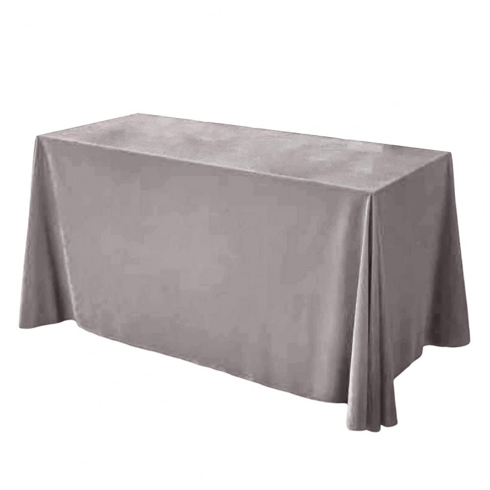 Tablecloth Oblong Shape Pure Color Golden Velvet Table Banquets Party Tablecloth Diner Restaurant Picnic Table Cover