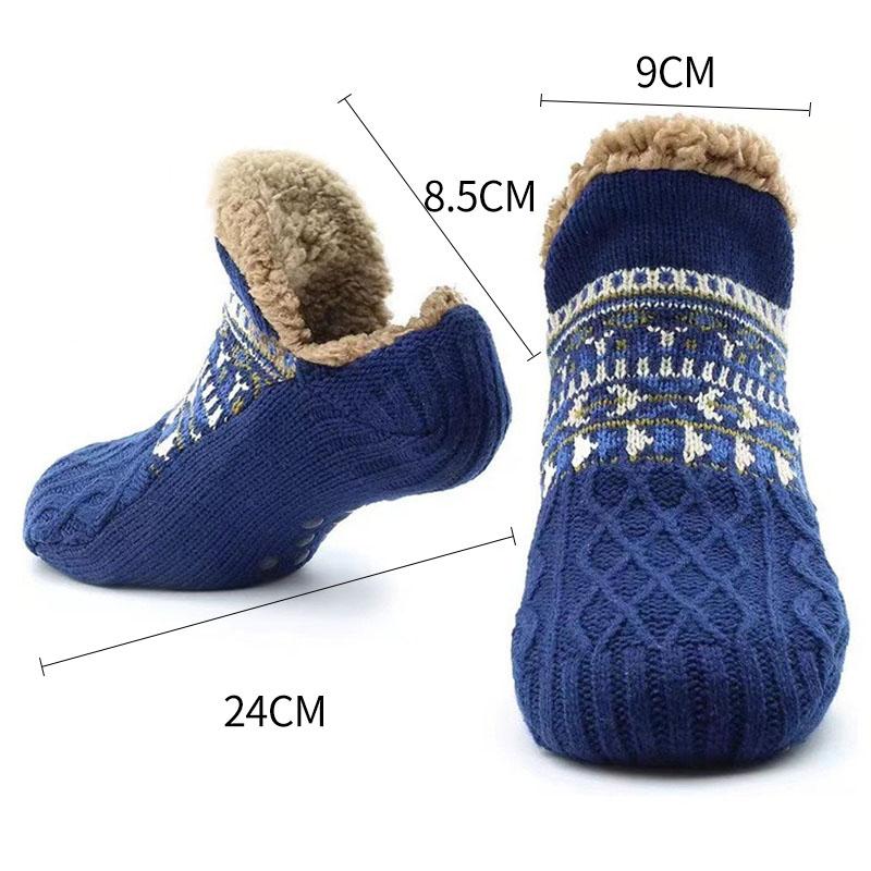 Fall and Winter Floor Socks Home Warm Women Men Snow Socks Sleep Carpet Slippers Sock Men Non-slip Socks