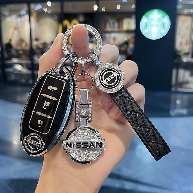 

Чехол для ключей Nissan Sylphy для Tiida, Qashqai, Teana, Jinke — классическая автомобильная пряжка 14-го поколения