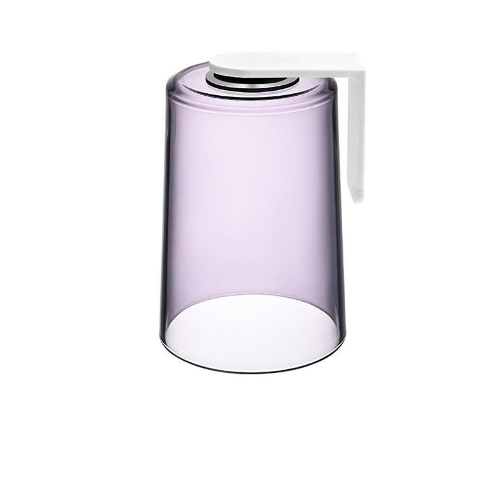 No Drill Toothbrush Cup Magnetic Inverted Mouthwash Cup Magnetic Back Flip Cup Toiletry Storage фиолетовый