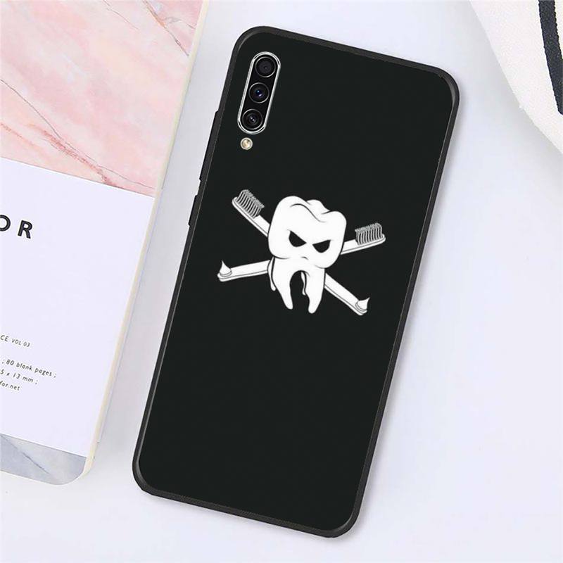 

Чехол для телефона с рисунком зуба стоматолога черного цвета для Samsung Galaxy AS Note 10 7 8 9 20 30 31 40 50 51 70 71 21 s Ultra Plus samsung s7