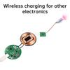 5W Wireless Charging Module PCBA Module Small Coil Lithium Battery Charging Built-in 3.7V Lithium Battery Modification Scheme