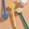Long Handle Bath Brush Exfoliating Scrubber Body Scrub Back Massage Brush Shower Brush Sponge Exfoliator Cleaning Bathing Tools