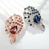 Vintage Luxury Rhinestone Crystals Brooches For Women Clothing Coat Jewelry Accessries Gifts