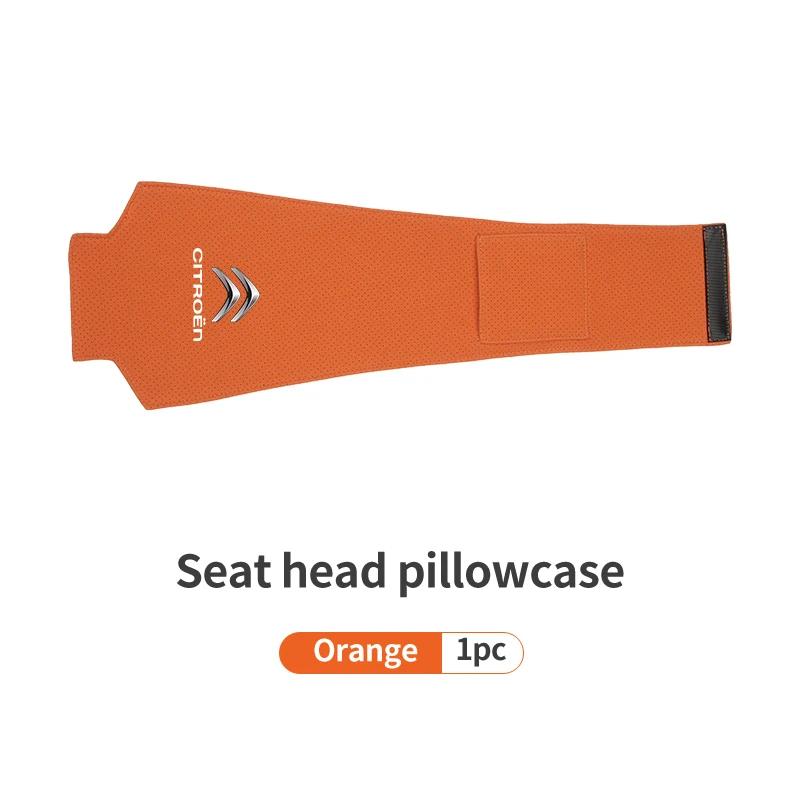 

Car Logo Headrest Cushion Cover Badge Head Neck Pillow Case For Citroen C4 C3 C5 C1 C2 C6 C4L DS3 DS4 Berlingo Picasso Jumper