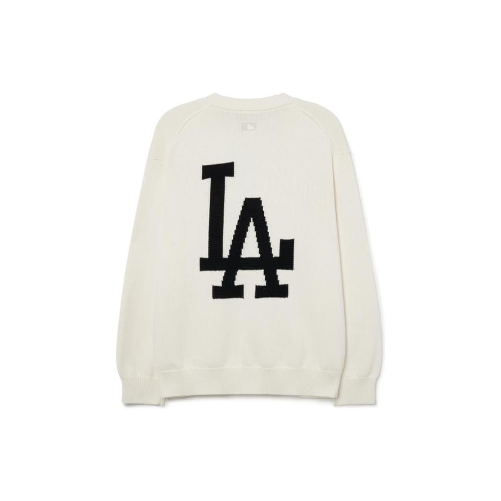 New MLB Knitwear Unisex Ivory 3AKCB0131-07IVS