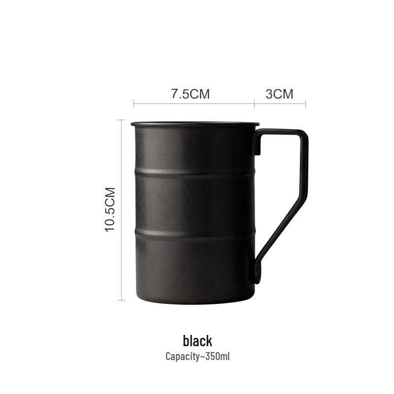 Retro Distressed 304 Stainless Steel Camping Mug for Coffee, Adventure, Water & Beer