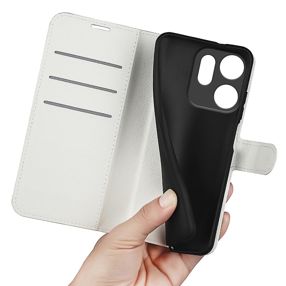 For Oppo Reno14 F 5G Case Litchi Texture Shockproof Leather Wallet Phone Cover