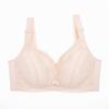 Women's Thin Bra Full Cup Underwear Plus Size Bra Without Steel Rim Push Up Bra