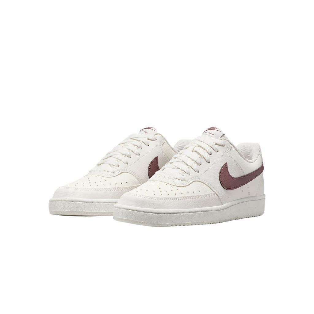 Nike Court Vision Low Synthetikleder Atmungsaktiv Niedrig geschnitten Skateschuhe Damen DH3158-012