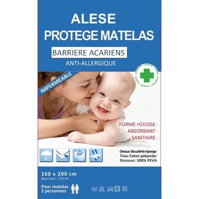 Mattress Protector - MATTRESS PADS - 160x200 Cm - Waterproof - Anti-Dust Mite - Anti-Allergic