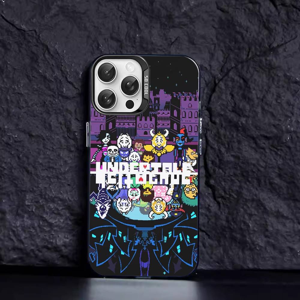 U-Undertale Game Phone Case Color Silver Shell For IPhone 17 16 15 14 13 12 11 Pro Max Plus