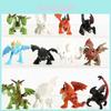 Collectible 1/3 Scale How To Train Your Dragon Figures Set Of 12 Q Version Models
