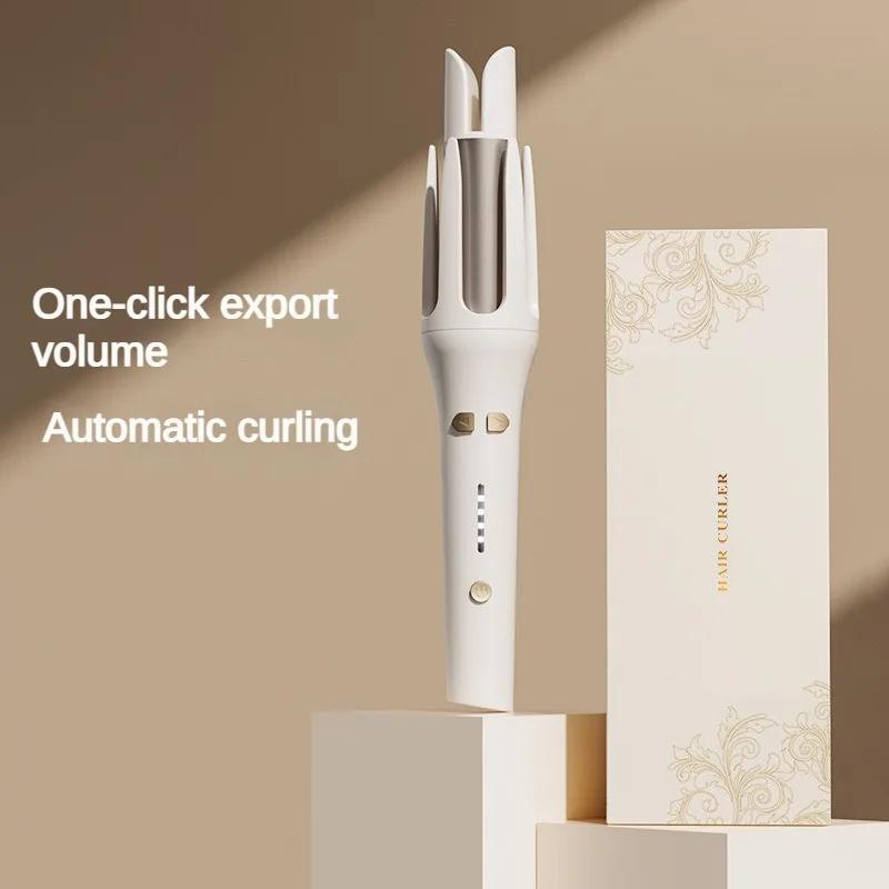 New Automatic Hair Curler Stick Negative Iron Electric Ceramic Curler Fast Heating Rotating Magic Curling Iron Hairdressing Tool