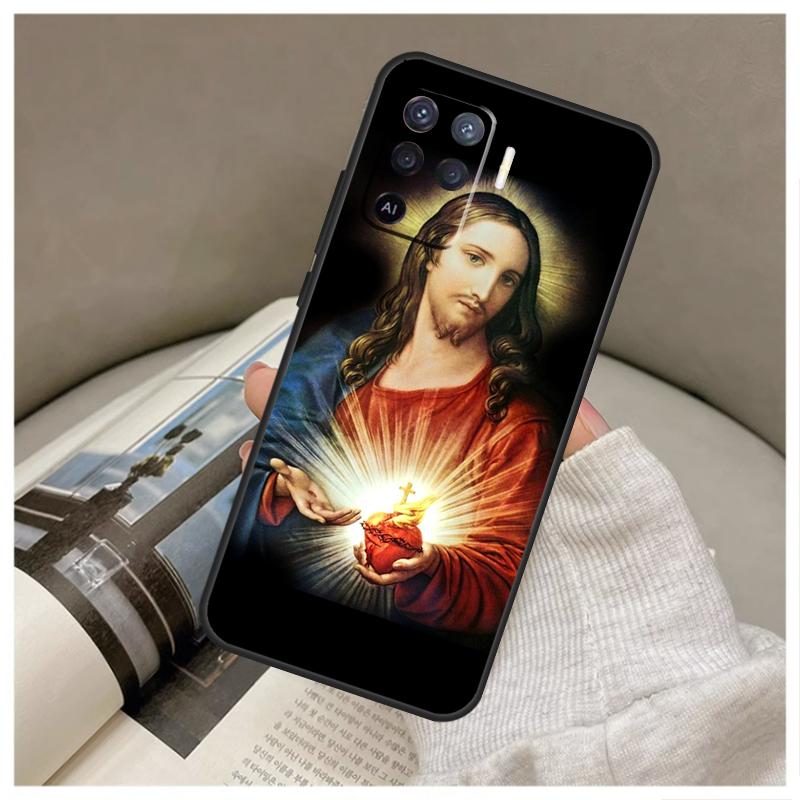 Faith Christian Religious Jesus Case For OPPO A96 A76 A16 A54 A74 A94 A98 A78 A5 A9 A15 A17 A77 A52 A72 A53S A57S A79 Cover