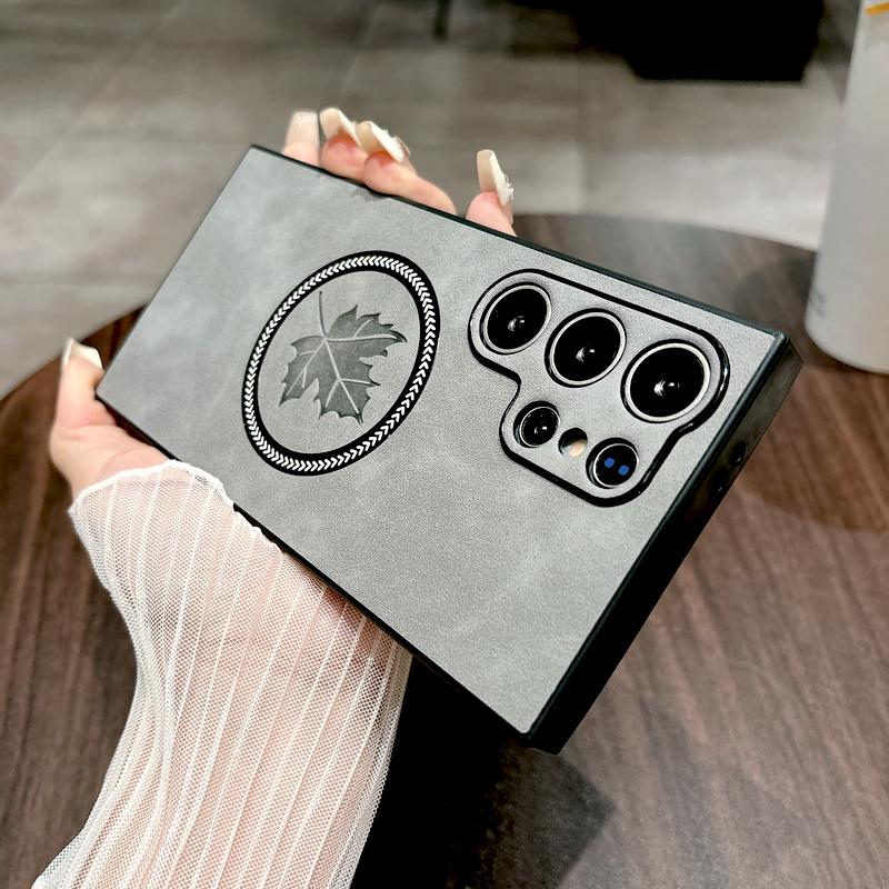 Retro kožené pouzdro pro Samsung Galaxy S25 S24 S23 S22 S21 Note 20 Ultra FE Note20 S 25 24 23 S24FE pro magnetický kryt Magsafe