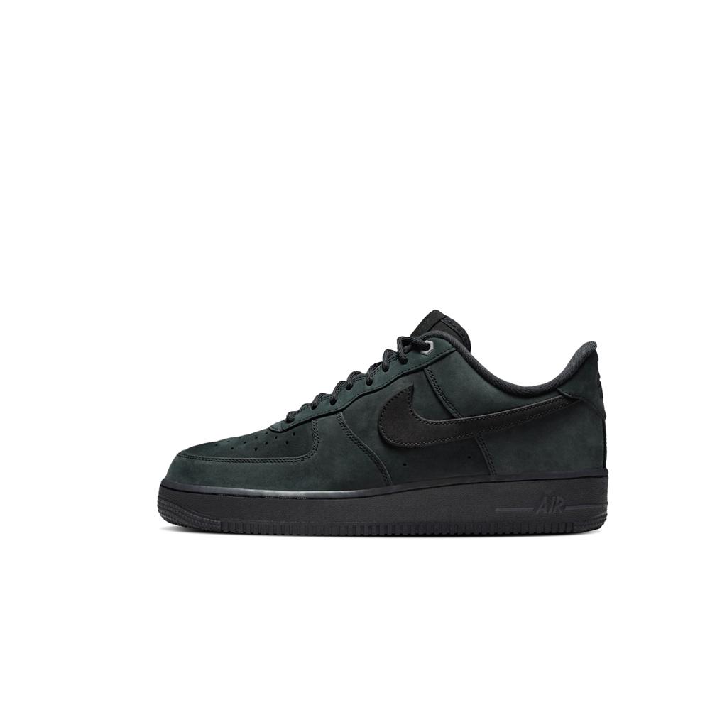 Nike Air Force 1 Wear resistant And Lightweight Low top Skateboard Shoes Men's Black Green CJ9179-001(Team1149-)