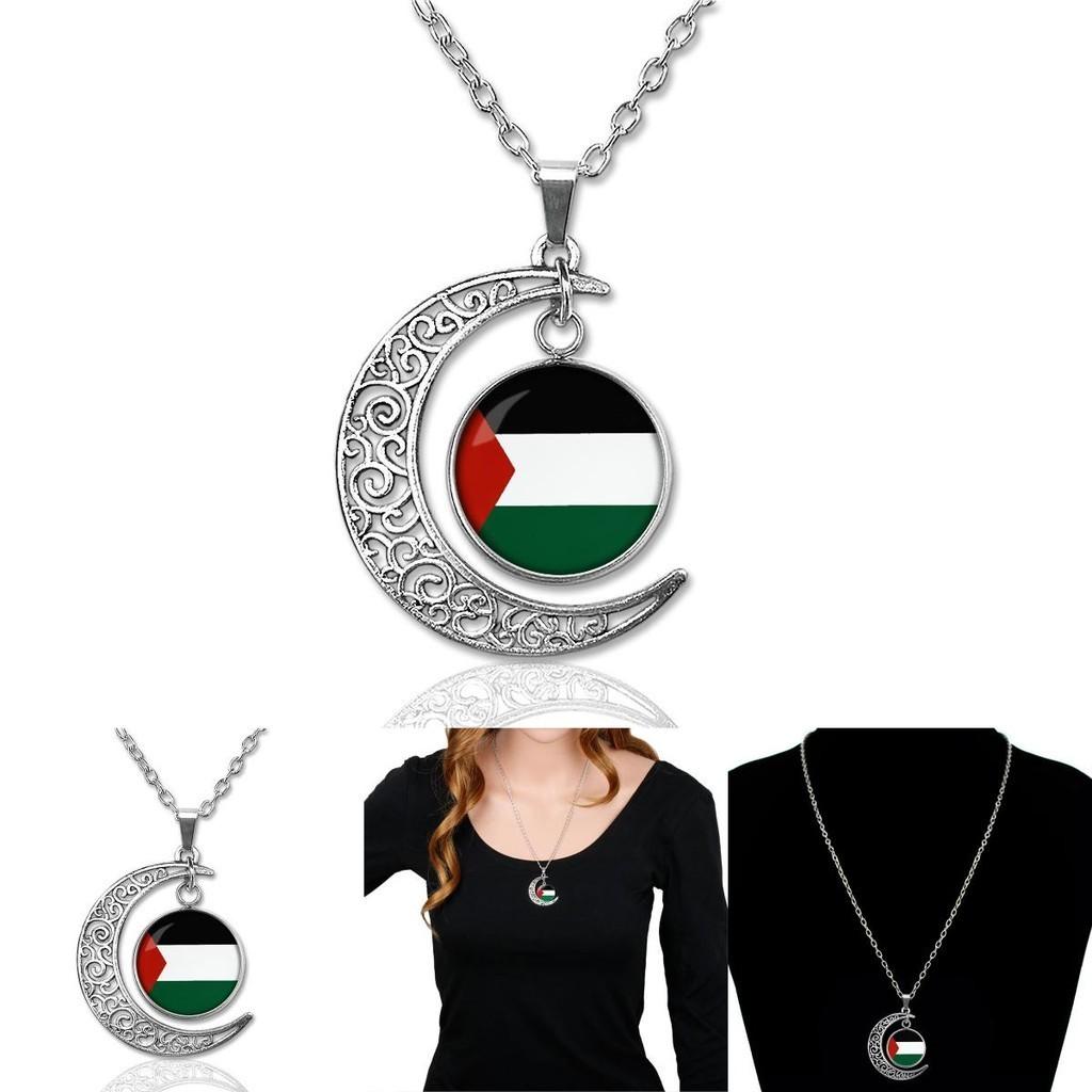 Vintage Geometric Alloy Pendant Necklace With Hollow Moon Design Ideal For Sweaters 15g