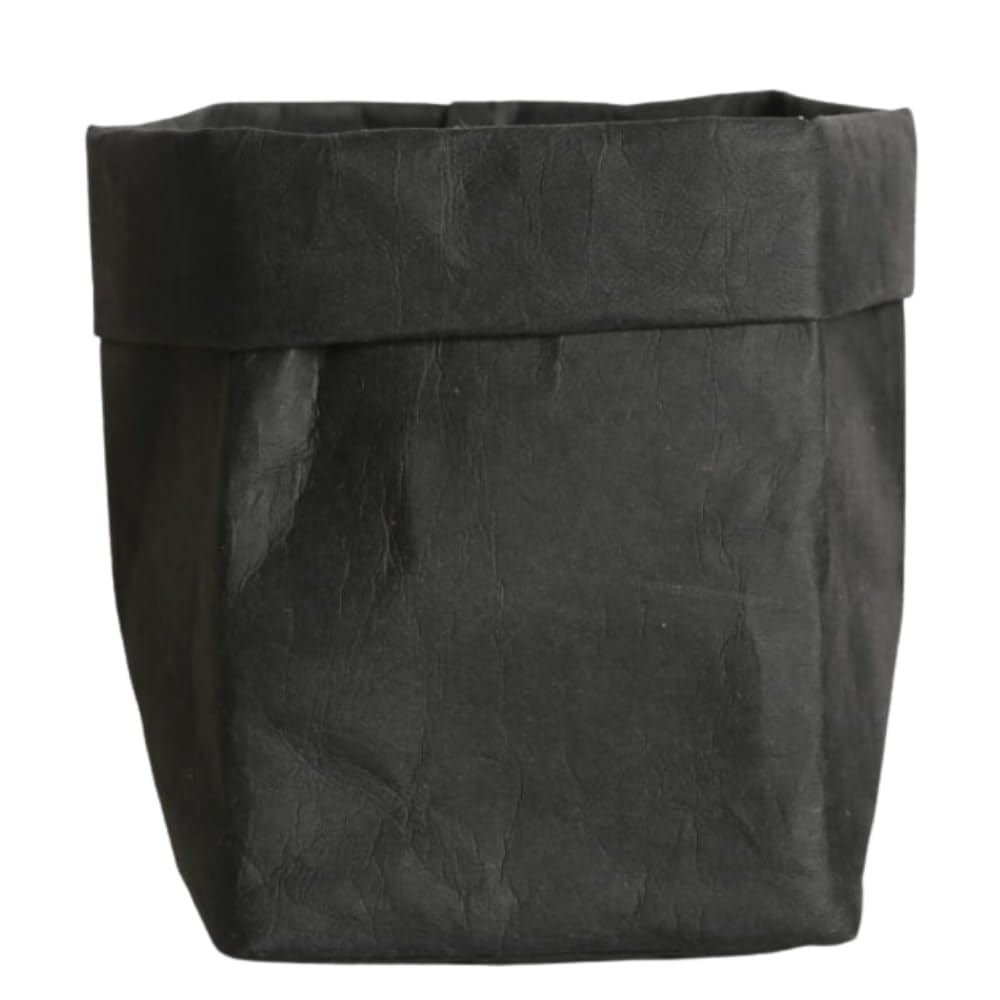 

Крышка для горшка Senfu, крышка для горшка, комнатное растение, интерьерная моющаяся крафт-бумага (S 12 х 12 х 22,5 см, Черный) чёрный