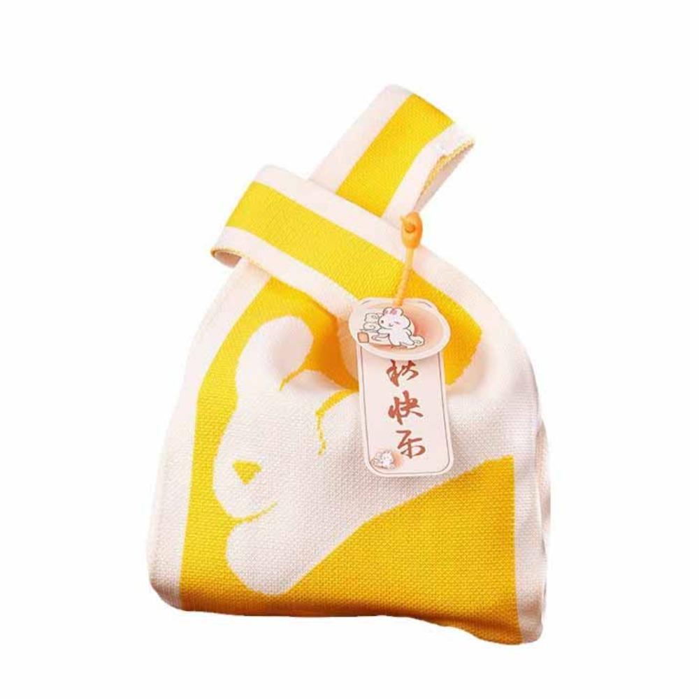 

Mid-Autumn Festival Mooncake Gift Bag Large Capacity Mini Knot Wrist Bag Storage Bags жёлтый