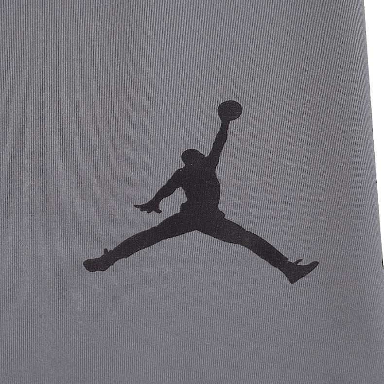 Jordan Brand Running Quick-Dry Compression Three-Quarter Pants Men Bottoms Gray 724777-065