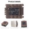 Long Lasting Performance TSR10DA Three Phase Solid State Relay AC380V 40A Module with Thick Heat Dissipation Bottom Plate