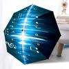 Music Notes Tree Theme 8 Bone Hand Automatic Folding Umbrella, Compact and Portable Design, A Perfect Gift for Birthday, Christmas or Busine