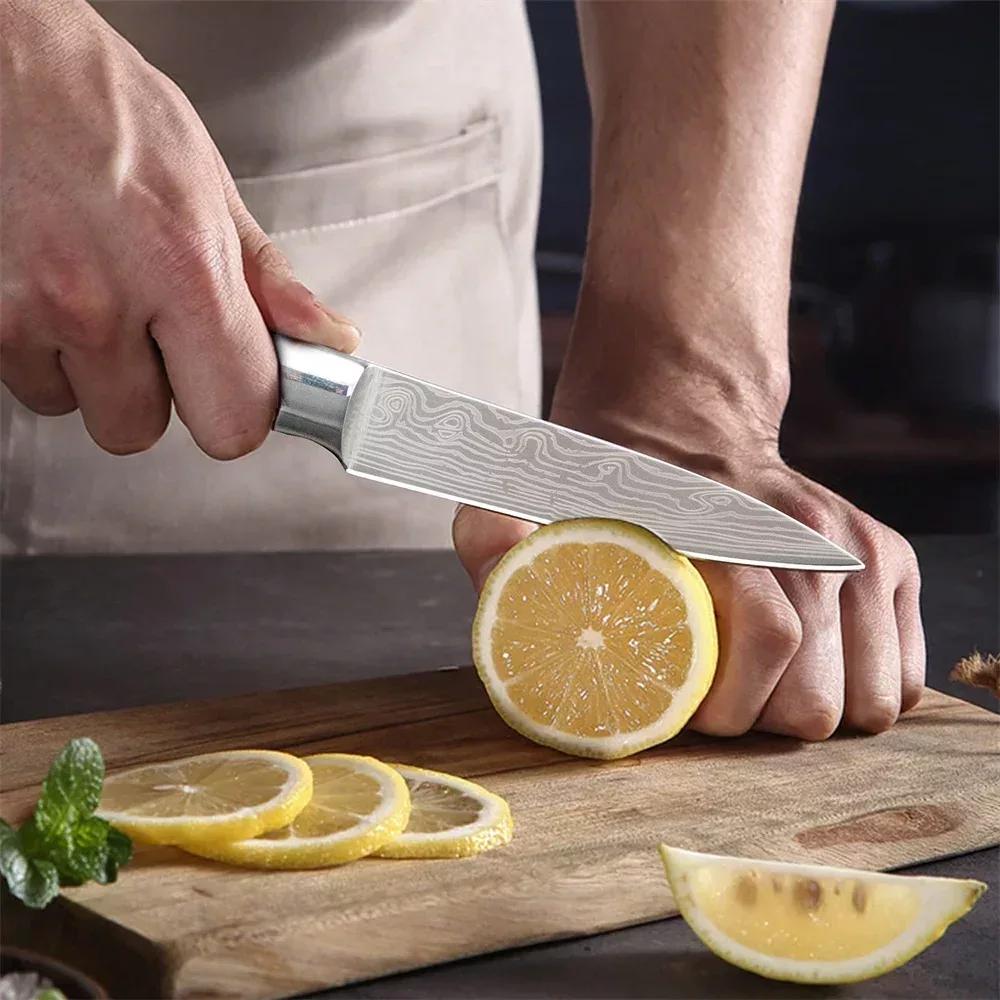 1pc Small Paring Knife for Chopping Steak Cutting Peeling fruit German 3.5 inches High Carbon Stainless Steel Fruit Knives