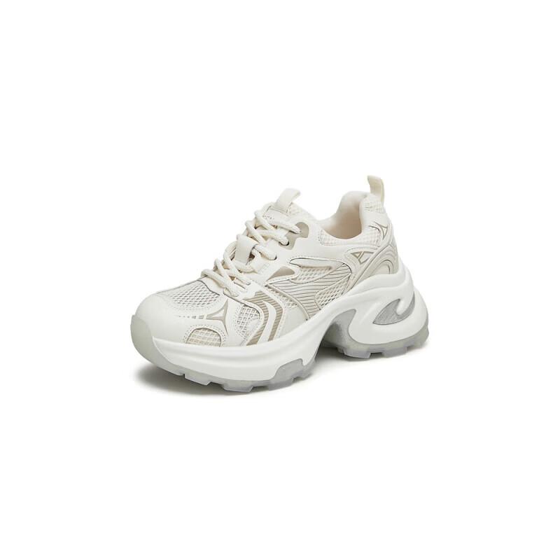 TEENMIX Women s Chunky Platform Casual Sneakers BJ411CM4 36