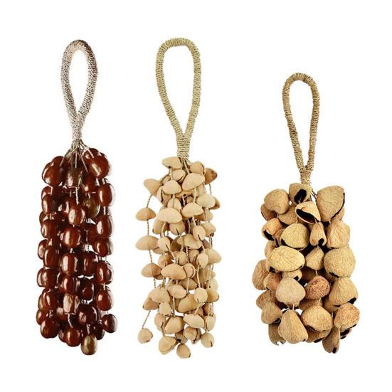 Cacho Seeds Rattle Bracelet Anklet African Shaker Nut Shell Bracelet Natural Percussion Musical Instruments