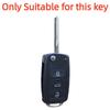 Car Key Cover Case Silicone 3 Buttons For Vw Golf 4 5 6 7 Bora Jetta Polo Mk4 Mk6 Bora Passat B5 B6 Superb Tiguan Beetle Keycase