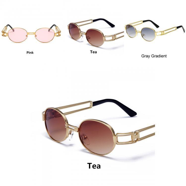 Steampunk Sunglasses Wholesale Metal Frame Uv400 Fashion Eyewear For Men And Women