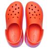 Crocs EVA Round Toe and Foot 7cm Hole Shoes Unisex Orange
