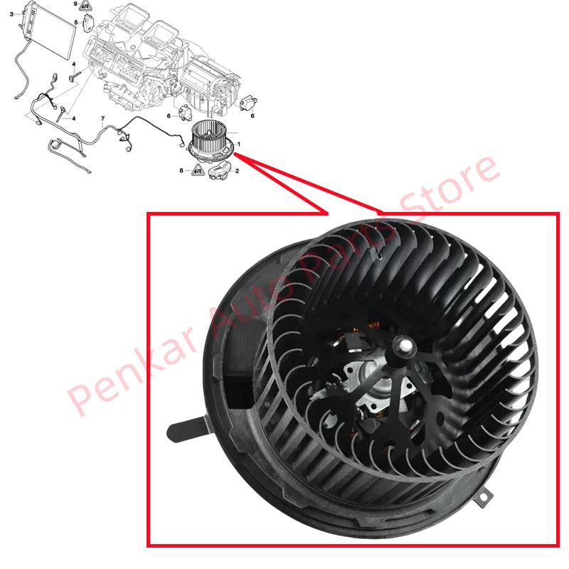 

64119227670 AC Blower Motor For BMW E81 E82 E87 E88 120i 130i E90 E92 E93 316 318 320 325i 330i 335i X1 E84 X3 F25 X4 F26 Z4 E89