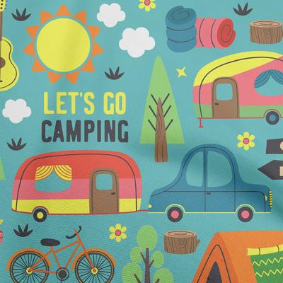 Tela de Algodón Elastano Verde Azulado Polvoriento Tela para Coser de Camping Por Metro Estampada Suministros para Coser Ropa DIY 40 Pulgadas