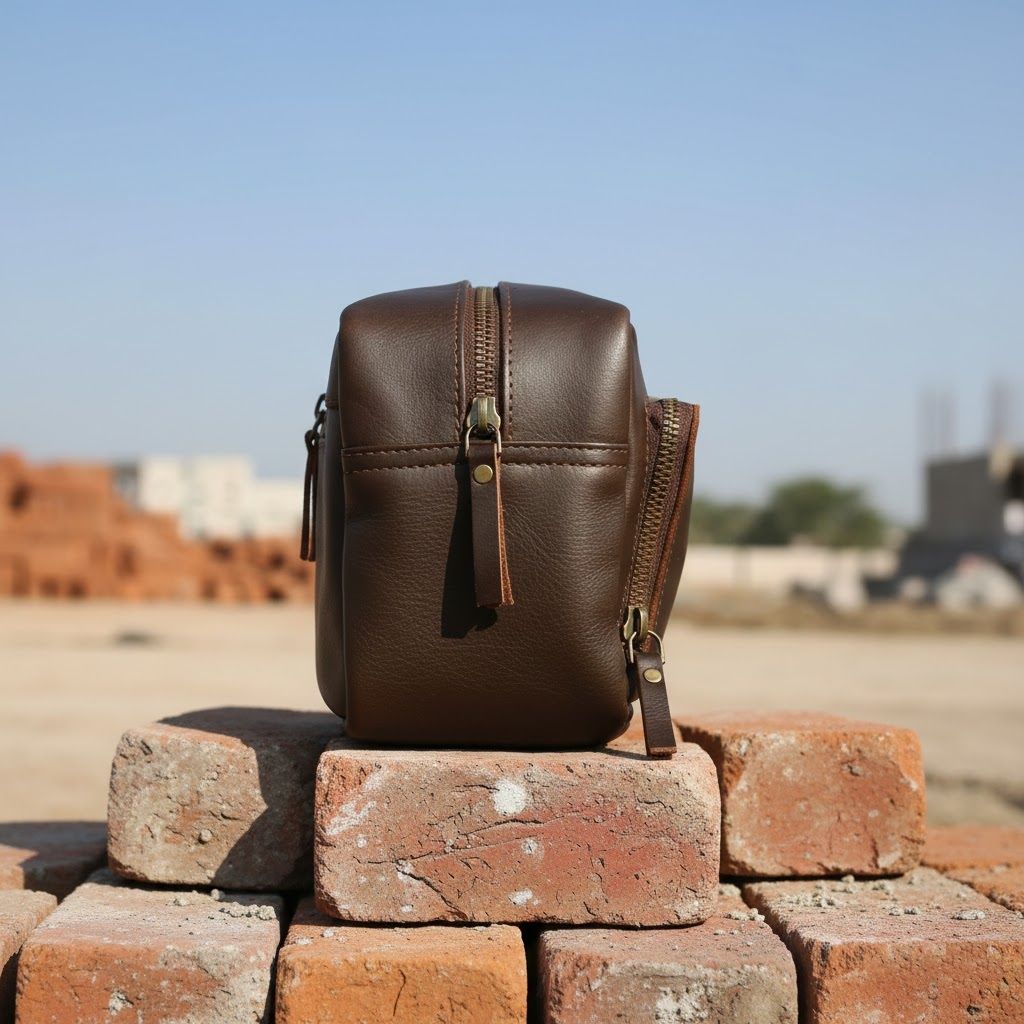 24-calowa torba z prawdziwej skóry | Skórzana torba podróżna na weekend | Męska torba sportowa na siłownię ze skórzanym zestawem kosmetyków