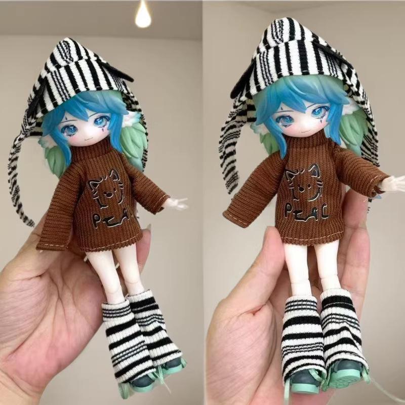 

Набір одягу для BJD 8-12 дюймів: Спідниця для OB11, Penny, Bang Ni, Rabbit, A Si (16-17 см) Clothes Only (Doll Not Included)