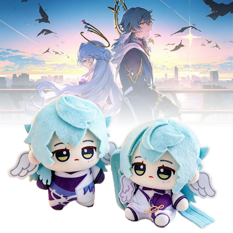 10CM Cute Cartoon Game Anime Figure Plush Toys Soft Cosplay Starfish Body Plushie Peripheral Kids Fans Birthday Collection Gifts
