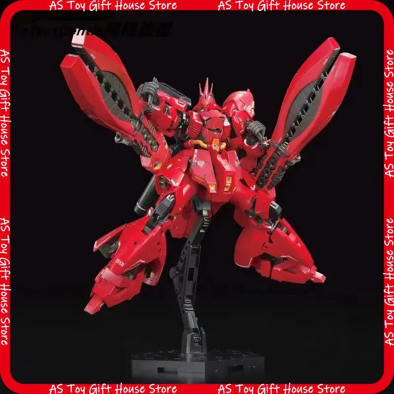 New Sazabi Fukuoka Side-F Limited Rg 1144 Plastic Assembly Model Kit Action Figure Puzzle Toy Collectible Desktop Ornament Gift