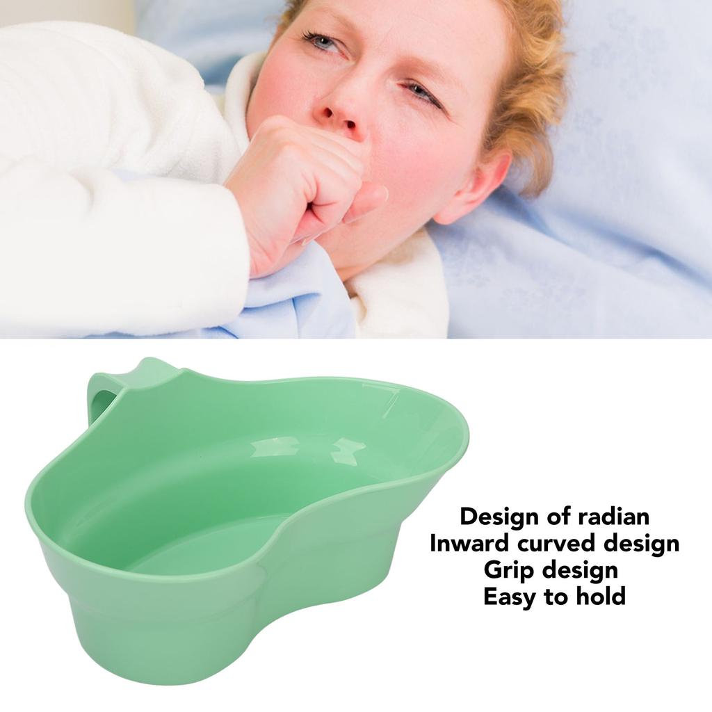 880ml Oral Care Basin Cup Inward Curved Vomit Bowl Tooth Brushing Tray for Elderly Bedridden
