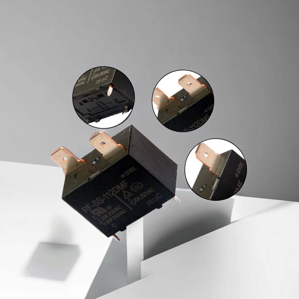 2pcs RF-SS-112DMF Relay Replace for G4A-1A-E-12V 12V 20A 4PINS Relay