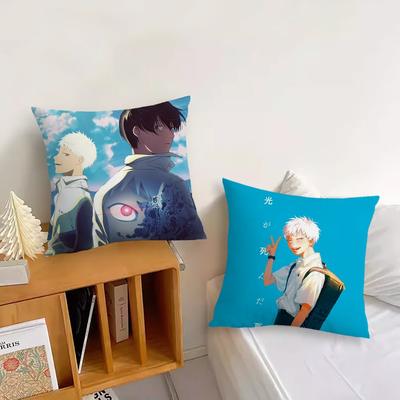 T-The Summer Hikaru Died Anime Cushion Cover Cushion Room Bedroom Headboard Sofa Living Backrest Nap Time Pillow Case