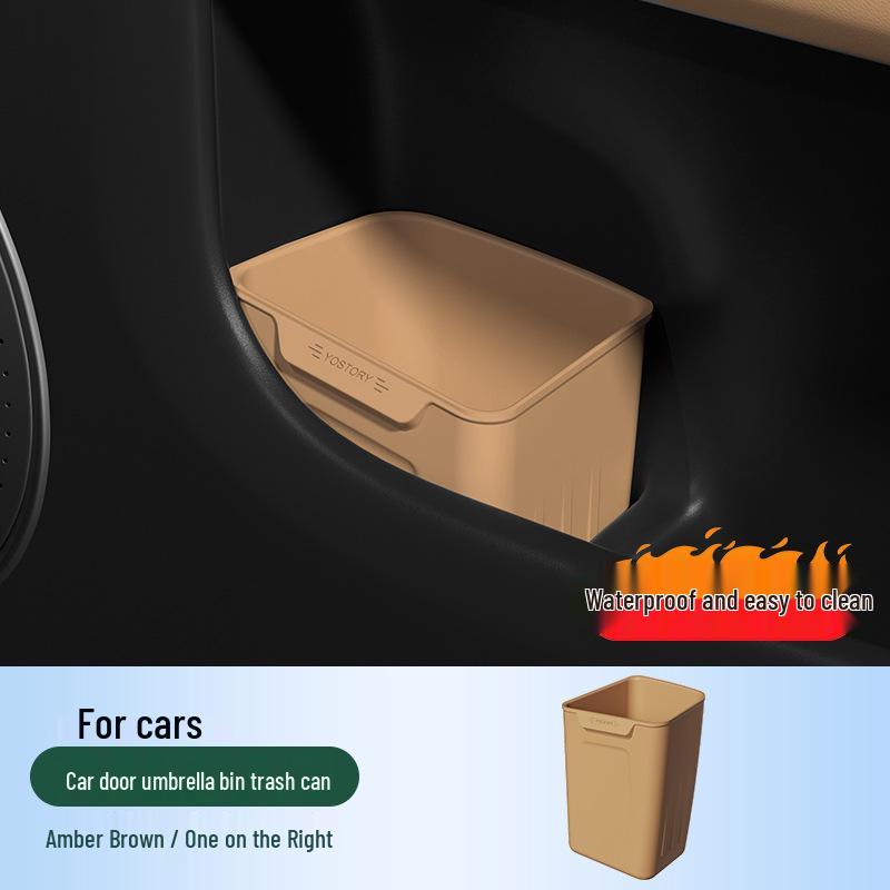 Compatible with 26 Zeekr 001 models: car door storage box, silicone trash can, storage solution, and modification supplies.