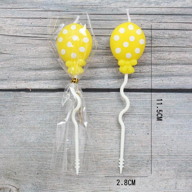 New Product Children's Cute Birthday Party Single Candle Creative Cartoon Retro Colorful Cake Candle