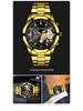 Men's Luminous Waterproof Automatic Calendar Watch with Large Dial
