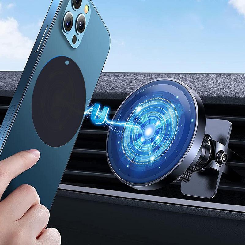 Magnetic Metal Plate For Car Phone Holder Universal Iron Sheet Disk Sticker Mount Mobile Phone Magnet Stand For Phone Cases