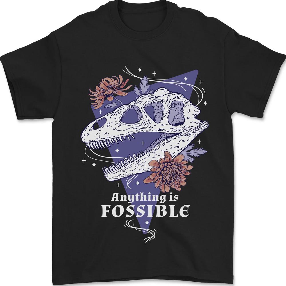 

Футболка унисекс Fossible Funny Fossil Paleontology Dinosaurs S